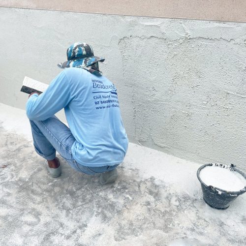 Installation Beadcrete